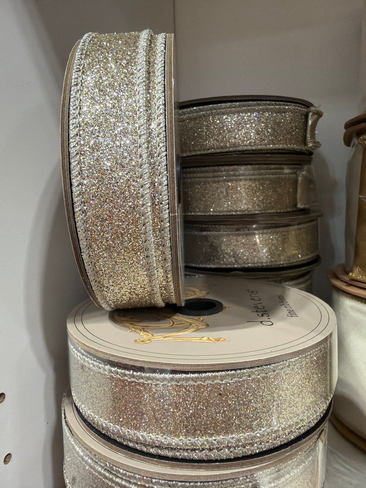 Gold/Silver Glitter + Metallic Back