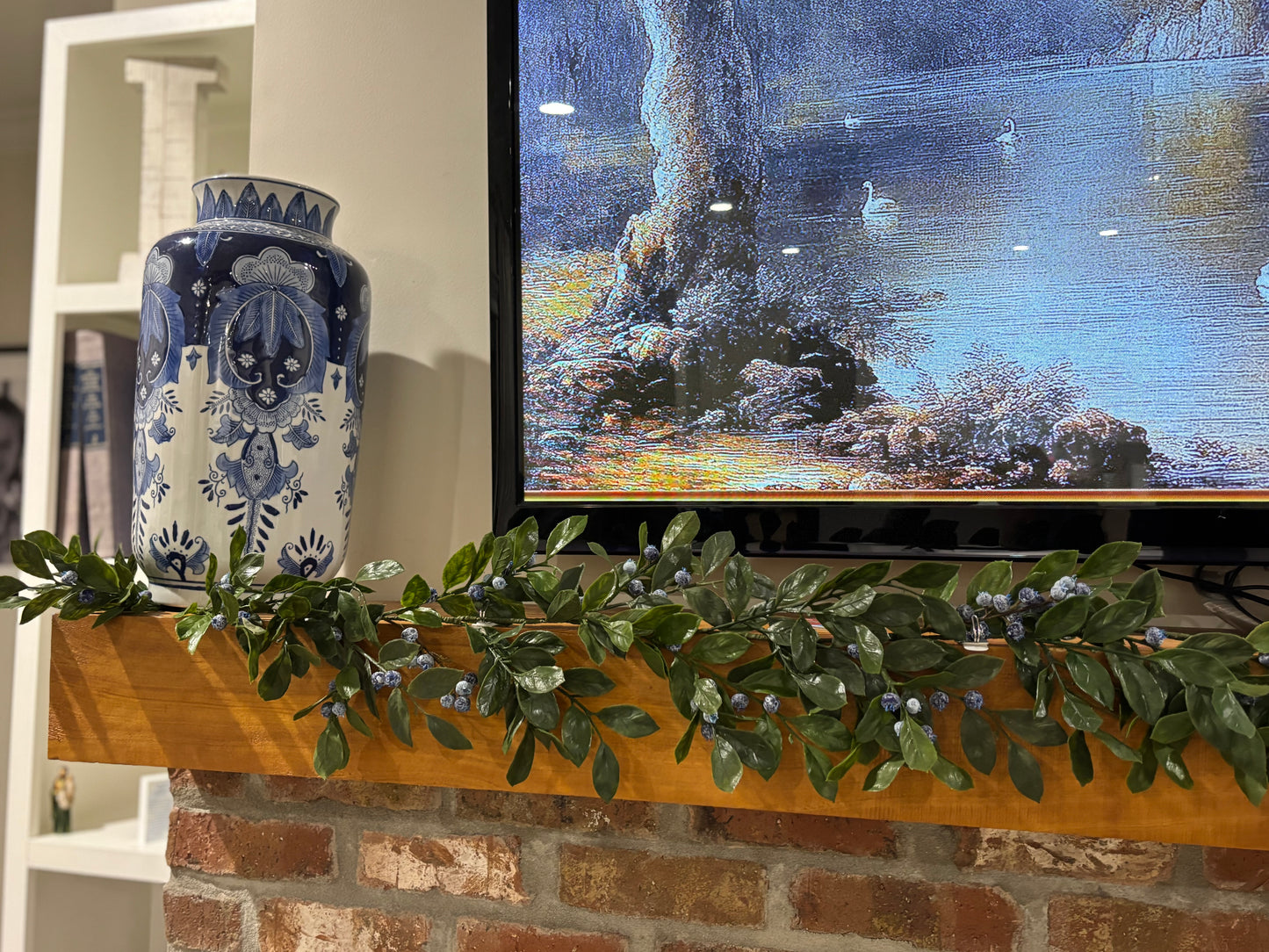 6’ Blueberry Garland