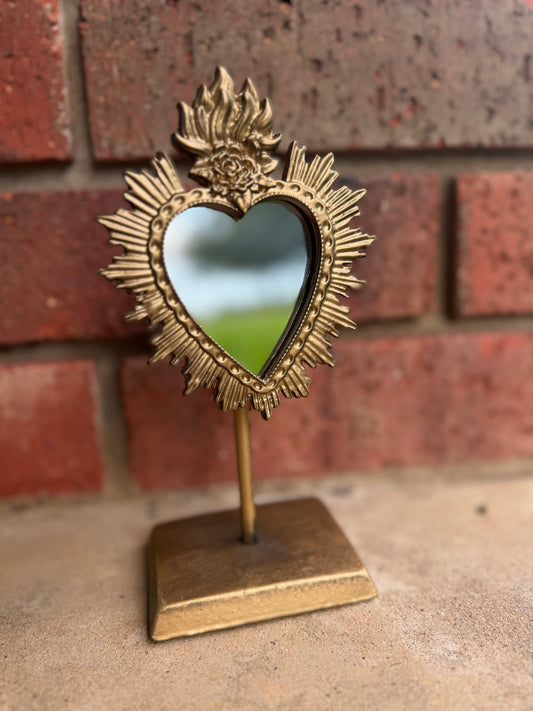 7" Sacred Heart Mirror