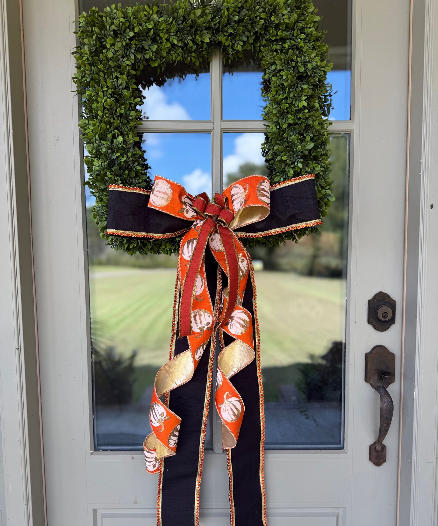 Halloween Pumpkins Bow