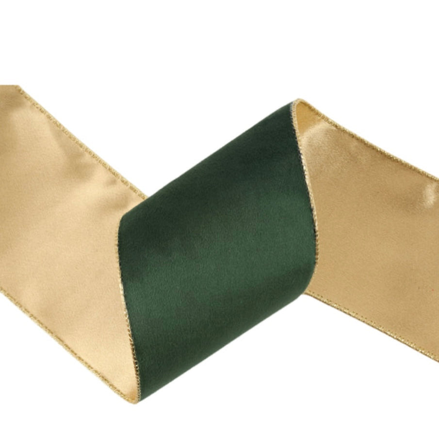 Bebes Ribbons Christmas Green / Reversible – Bebe's Ribbons