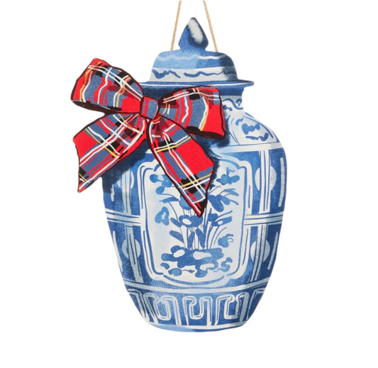 Ginger Jar Door Hanger