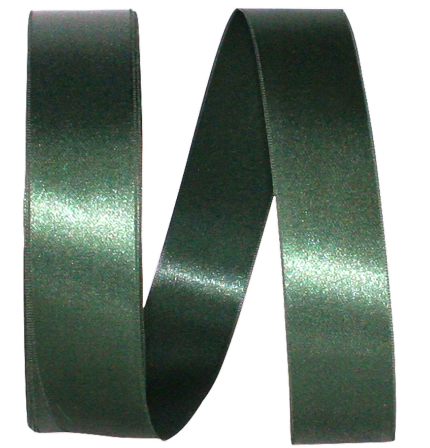 Double Face Satin / Forest / 1.5 Inch