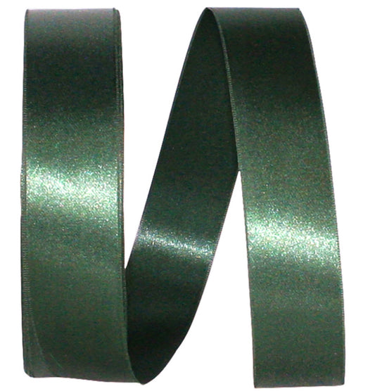 Double Face Satin / Forest / 1.5 Inch