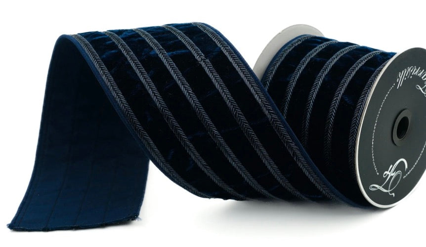 Ritzy Velvet/Navy Blue