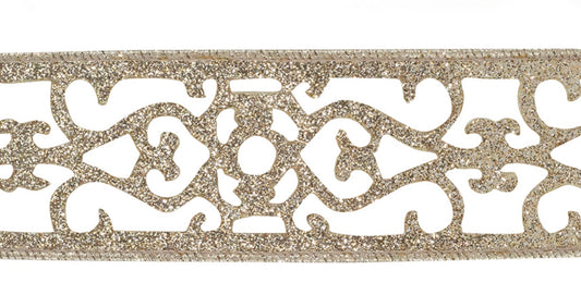 Glitter Scroll Cut