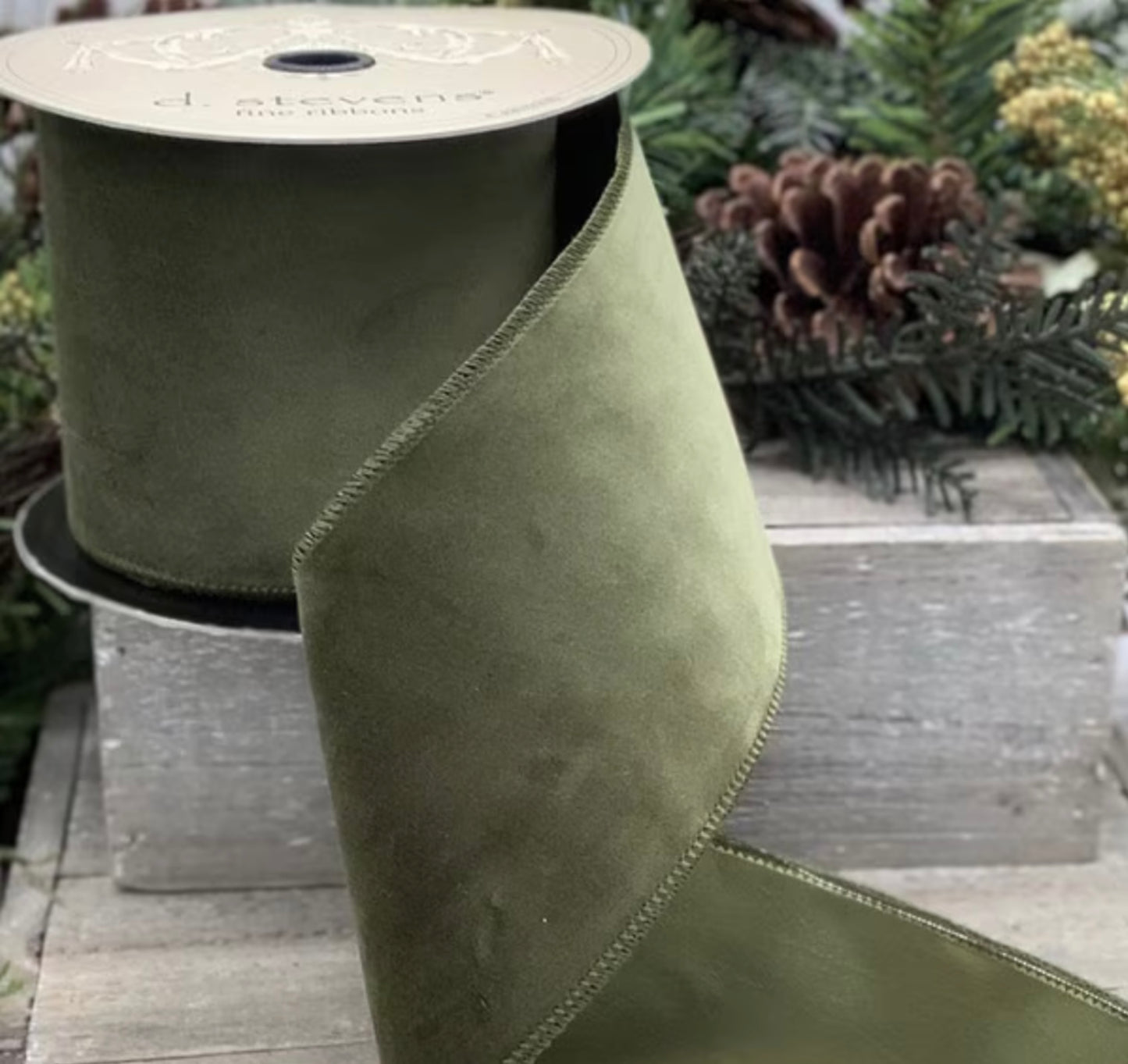 Velvet Taffeta / Sage