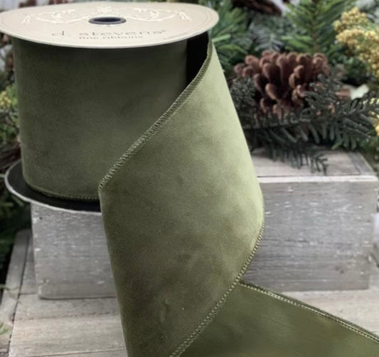 Velvet Taffeta / Sage