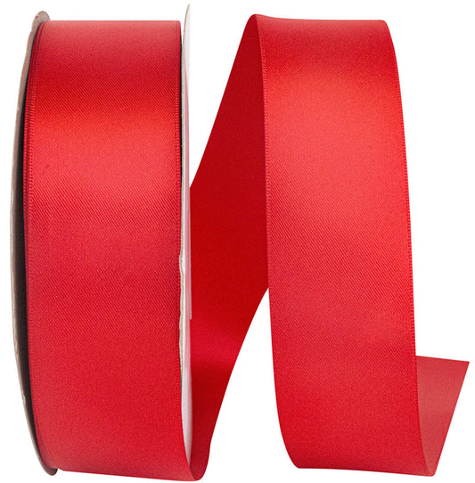 Double Face Satin / Red / 1.5 Inch