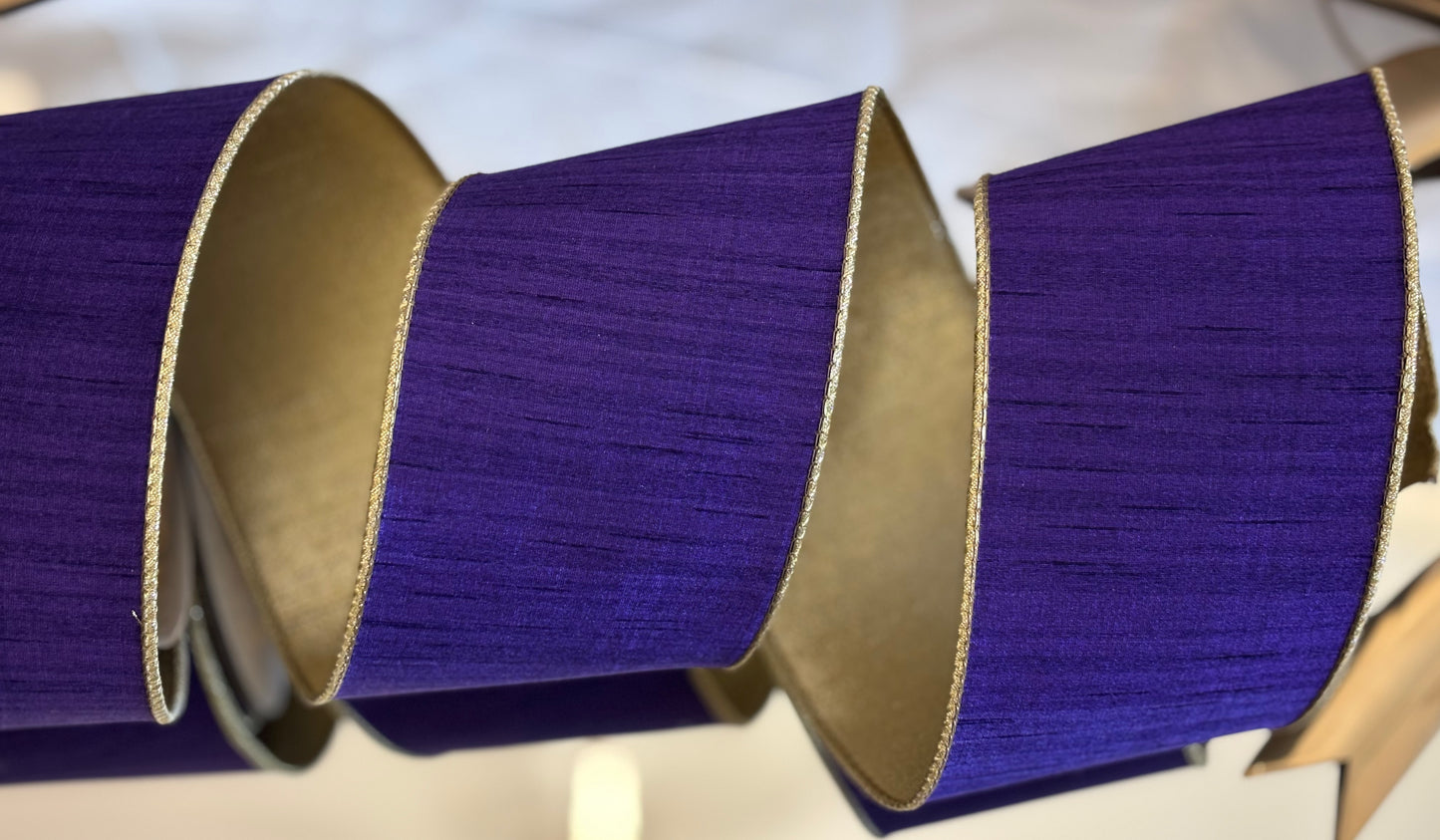 Party Purple / Gold Metallic Backing