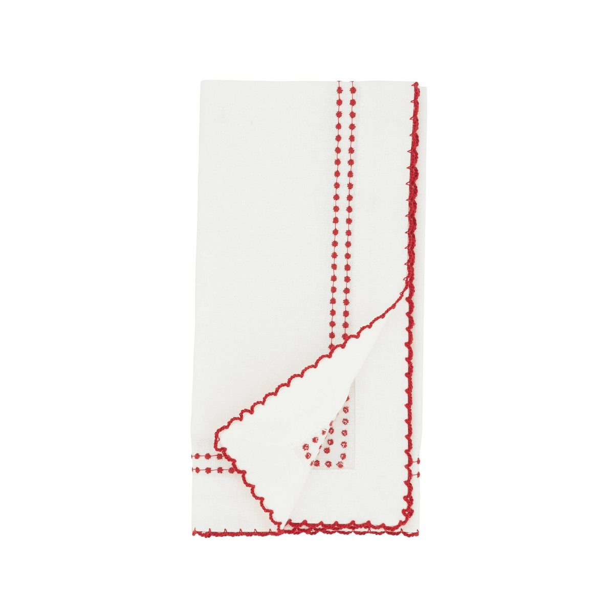 Embroidered Border Napkin