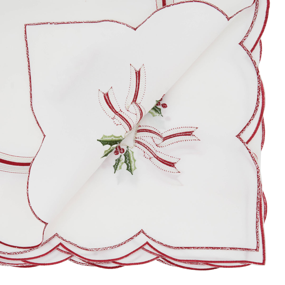 Embroidered Christmas Tablecloth